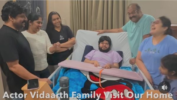 நன்றி மறவாத விதார்த்.. அமெரிக்காவுக்கு குடும்பத்துடன் போயிட்டாரே! நெப்போலியன் நெகிழ்ச்சி பதிவு