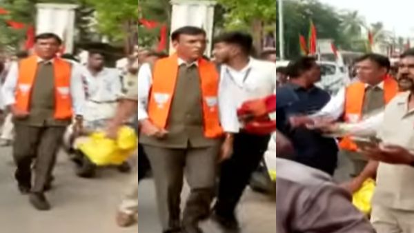 மத்திய அமைச்சரை மறந்து சென்ற பாஜக தலைவர்கள்.. கார் வராததால் கடுப்பான மன்சுக் மண்டவியா.. ஒரே பரபரப்பு