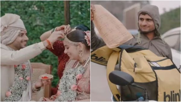 குங்குமத்தை மறந்த தம்பதி.. பாதியில் நிற்க போன திருமணம்.. தக்க நேரத்தில் கை கொடுத்த பிளிங்கிட்.. அடடே