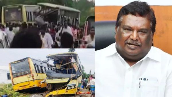சிவகங்கை விபத்து! இரு அரசு பேருந்துகளையும் இயக்கியவர்கள் ஒப்பந்த ஓட்டுநர்களா? அமைச்சர் விளக்கம்