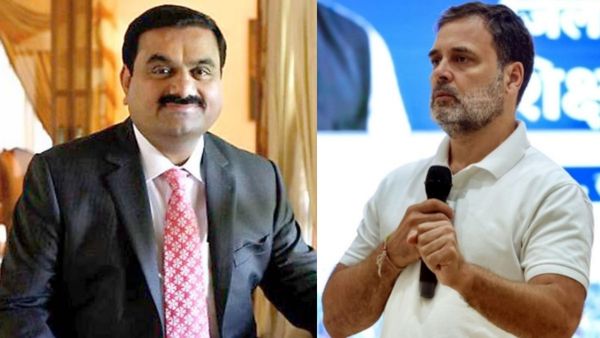 போட்டோ எடுக்காதீங்க ப்ளீஸ்.. ராகுல் காந்தி - அதானி திடீர் சந்திப்பு.. கைக்குலுக்கி பேசியதன் பின்னணி