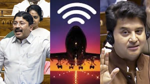விமானம் பறக்கும்போது இண்டர்நெட் வசதி இல்லாதது ஏன்? தயாநிதி மாறன் கேள்வி.. விளக்கிய மத்திய அமைச்சர்