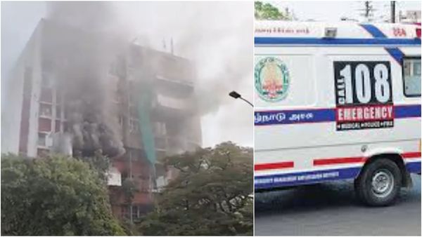 அண்ணா சாலையில் உள்ள BSNL அலுவலகத்தில் தீ விபத்து! சென்னையில் 108 ஆம்புலன்ஸ் சேவை முடங்கியது!