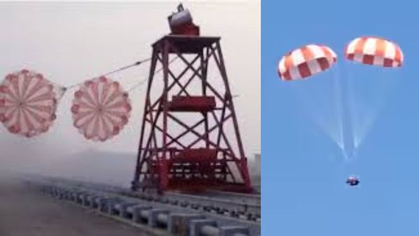 ISRO: ககன்யான் திட்டத்தின் முக்கியமான சோதனை.. பாராசூட் டெஸ்ட்! வெற்றிகரமாக முடித்த இஸ்ரோ.. செம