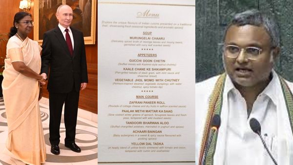 புடினுக்கு சைவ விருந்தா? மட்டன் சுக்கா, மீன் வறுவல், இந்தியன் ஒயின் எங்கே? கார்த்தி சிதம்பரம் கேள்வி