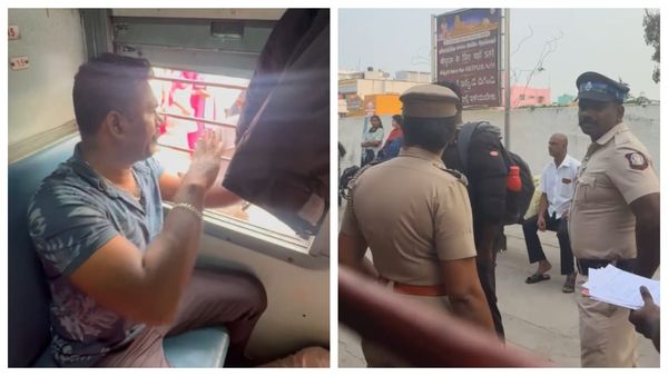 ஓடும் ரயிலில் கல்லூரி மாணவியிடம் அசிங்கமாக நடந்து கொண்ட கோவை காவலர் – வீடியோவால் சிக்கல்