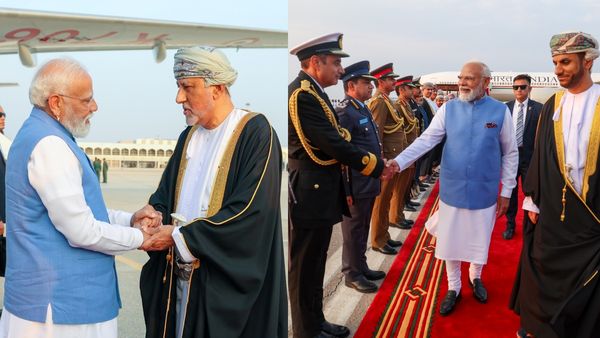 ஓமன் சென்ற பிரதமர் நரேந்திர மோடியின் இடது காதை கவனித்தீர்களா? தகதகனு மின்னுதே! என்னவா இருக்கும்?