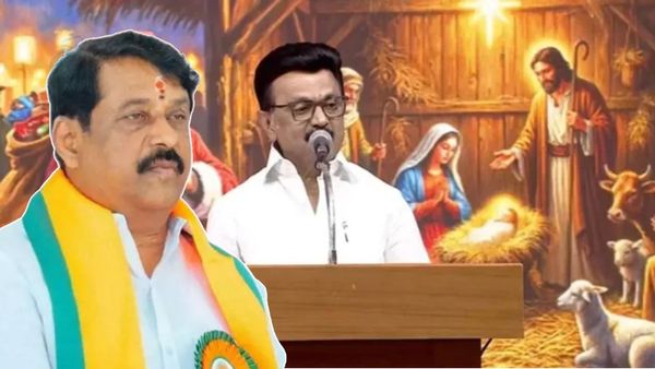 தீபாவளிக்கு ஒரு வாழ்த்து சொல்லக்கூட மனம் வரவில்லை.. கிறிஸ்துமஸ் பண்டிகைக்கு கேக்? நயினார் காட்டம்! 