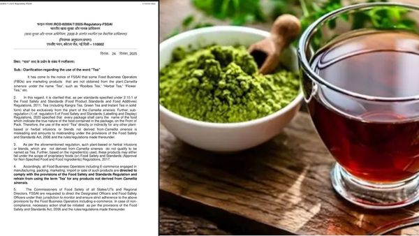 கண்டதையெல்லாம் ’Tea' என சொல்லக்கூடாது! அதிரடியாக உத்தரவிட்ட FSSAI! போலிகள் ஜாக்கிரதை! பறந்த வார்னிங்