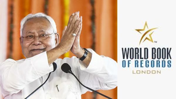 இந்தியாவிலேயே அதிக முறை முதல்வர்.. உலக சாதனை படைத்த நிதிஷ் குமார்.. ‛வேர்ல்ட் புக் ஆஃப் ரெக்கார்ட்டில்' இடம்