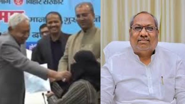 ஹிஜாப்புக்கு பதில்.. வேறு எங்காவது நிதிஷ் குமார் தொட்டிருந்தால் என்ன நடந்திருக்கும்? உத்தர பிரதேச அமைச்சர் சர்ச்சை