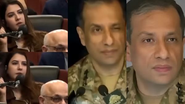 பெண் நிருபரை பார்த்து கண்ணடித்த பாக்., ராணுவ அதிகாரி.. இவர் பயங்கரவாதியின் மகனாச்சே