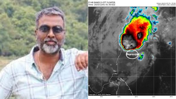 சென்னைக்கு அருகே 2 நாள் ஸ்டே பண்ணும் டிட்வா! புதன்கிழமைக்குள் எதிர்பார்த்த மழை கிடைக்கும்! வெதர்மேன்