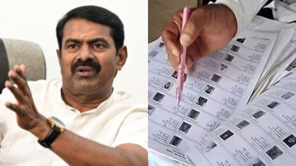 SIR: சீமான் சொன்னது போலயே நடந்துடுச்சே! இறந்தவர்கள் பட்டியலில் சிவகங்கை நாதக வேட்பாளர் சேர்ப்பு!