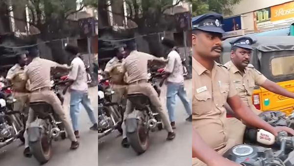 நம்பர் பிளேட் இல்லாமல் பைக்கில் வந்த இளைஞர்.. பளார் விட்ட எண்ணூர் போலீஸ்! மறு நொடியே ஸ்டன் ஆன சென்னை
