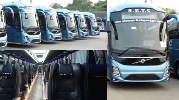 Volvo bus: ஆம்னி பஸ்சில் கூட இல்லாத வசதிகள்.. அரசு வால்வோ பேருந்து எப்படி இருக்கு பாருங்க! கப்பலில் போற மாதிரி இருக்கும்