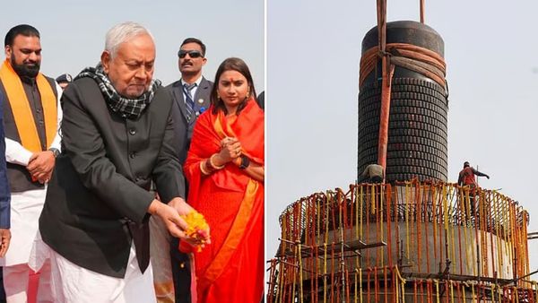 உலகின் மிகப்பெரிய சிவலிங்கம்.. மகாபலிபுரத்தில் செதுக்கப்பட்ட லிங்கம் பீகாரில் நிறுவப்பட்டது!