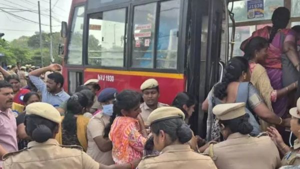 தேர்தல் நெருங்குவதால் தீவிரமடையும் இடைநிலை ஆசிரியர்கள் போராட்டம்.. 2,185 பேர் மீது பாய்ந்தது வழக்கு!