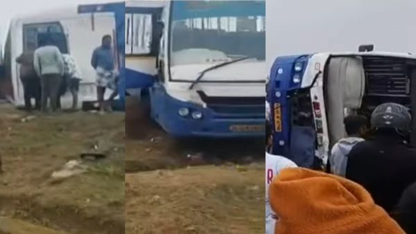 திருப்பூரில் பயங்கரம்.. அடுத்தடுத்து 3 பேருந்துகள் மோதி விபத்து.. அலறி துடித்த பயணிகள்.. 20 பேர் படுகாயம்