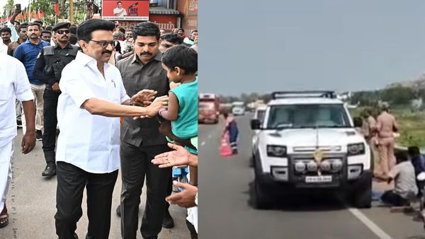 முதல்வர் ஸ்டாலின் சென்ற காரின் டயர் வெடித்தது.. திண்டுக்கல் டூ மதுரை செல்லும் வழியில் பரபரப்பு