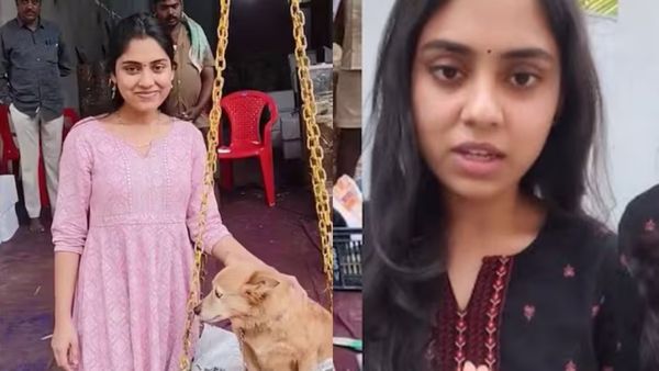 வளர்ப்பு நாய்க்கு துலாபாரம் காணிக்கை கொடுத்த பிரபல நடிகை.. விழுந்த அடி! இப்போ வெளியிட்ட வீடியோ!