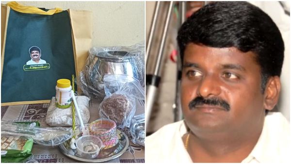 பானை, தட்டு, கிண்ணம்.. விராலிமலையில் 80 ஆயிரம் ரேஷன் கார்டுக்கு பொங்கல் பரிசு கொடுக்கும் விஜயபாஸ்கர்