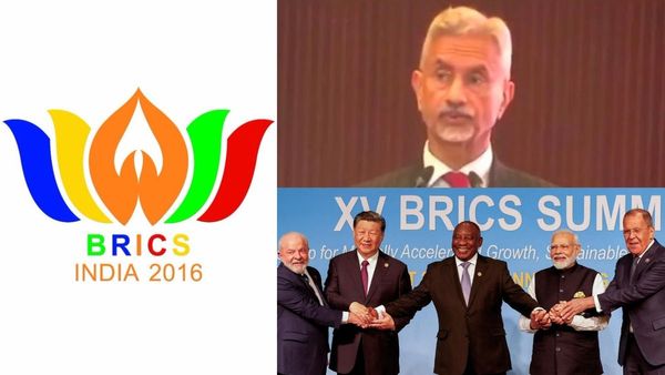 அமெரிக்காவை கலங்கவிடும் ‛பிரிக்ஸ்'.. தலைமையேற்ற இந்தியா.. லோகோவை கவனிச்சீங்களா?