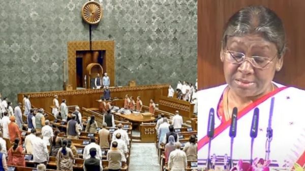 ஜனாதிபதி உரையுடன் நாடாளுமன்ற பட்ஜெட் கூட்டத்தொடர் தொடங்கியது.. எதிர்க்கட்சிகள் முழக்கம்