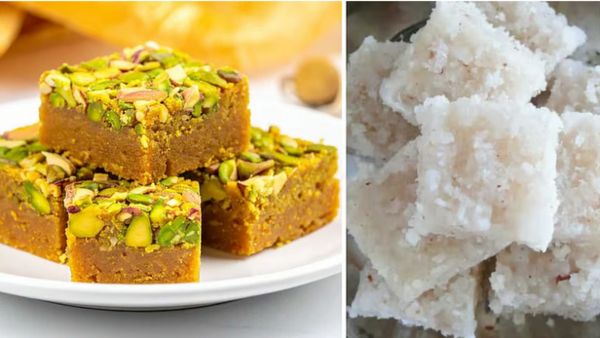 Nuts Barfi: வீட்டிலேயே செய்யலாம் பேக்கரி ஸ்டைல் ஸ்வீட்ஸ்! நட்ஸ் பர்ஃபி மற்றும் தேங்காய் பர்ஃபி செய்முறை இதோ..