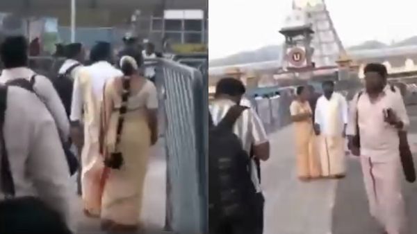 திருப்பதி ஏழுமலையான் கோயிலில் Pre Wedding Shoot! முகம் சுளித்த பக்தர்கள்! மன்னிப்பு கேட்ட மாப்பிள்ளை