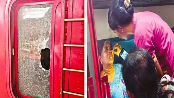 அந்தியோதயா ரயில் ஜன்னலை உடைத்துக்கொண்டு வந்த கல்.. பயணி காயம்.. நாகர்கோவில் அருகே ஷாக்!