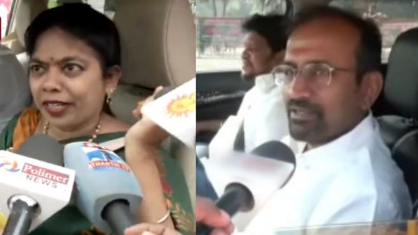 பொருளாளர்களுக்கு வந்த சோதனை! அன்று தவெக வெங்கட்ராமன்! இன்று பாமக திலகபாமா! விஐபி பாஸ் இருந்தும்!