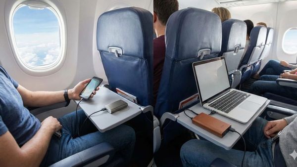 இனி விமானங்களில் ‛பவர் பேங்க்' பயன்படுத்த தடை.. விமான போக்குவரத்து இயக்குநரகம் அதிரடி.. பின்னணி