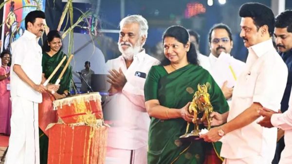 கனிமொழி நடத்தும் சென்னை சங்கமம் கலைவிழா.. நம்ம ஊரு திருவிழா இன்று மாலை துவக்கி வைக்கிறார் முதல்வர்