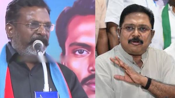 TTV Dinakaran: கருணாநிதி, ஸ்டாலின் தமிழ் பெயர்களானு கேட்க திருமாவளவனுக்கு துணிச்சல் இருக்கா? தினகரன் கேள்வி
