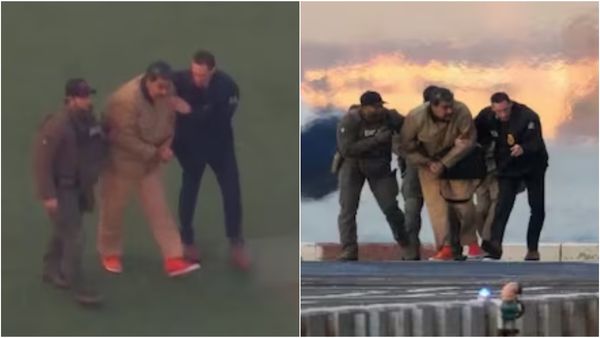 நடக்க கூட முடியல.. நியூயார்க் நீதிமன்றத்தில் தட்டு தடுமாறி நடந்த வெனிசுலா அதிபர் மதுரோ! அடுத்து என்ன