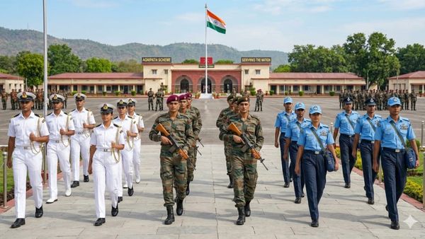 முப்படைகளில் 46,000 காலியிடங்கள்.. சம்பளம் + 4வது ஆண்டில் ரூ.11.71 லட்சம் ஓய்வூதியம்.. 8 டூ 12 படித்தவர்களுக்கு சான்ஸ்