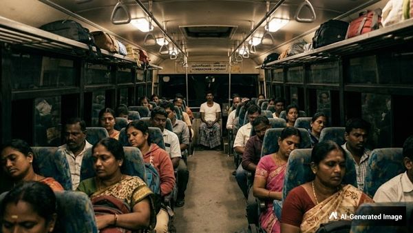 ஒட்டன்சத்திரம் டூ திண்டுக்கல் சென்ற திருச்சி பஸ்.. நள்ளிரவு 1 மணி.. பின் சீட்டில் பயணி இருந்த கோலம்