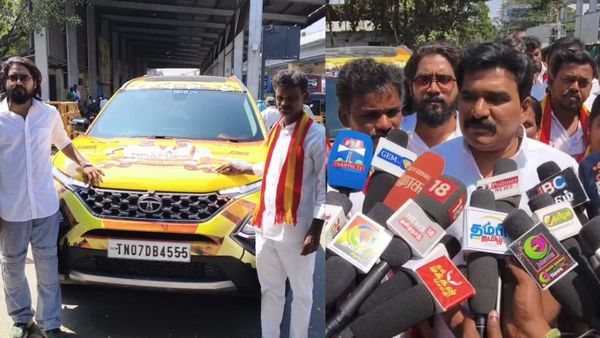 தவெக பிரச்சார வாகனத்தில் அஜித் குமார் போட்டோ.. சிடிஆர் நிர்மல்குமார் சொன்ன விளக்கம்!