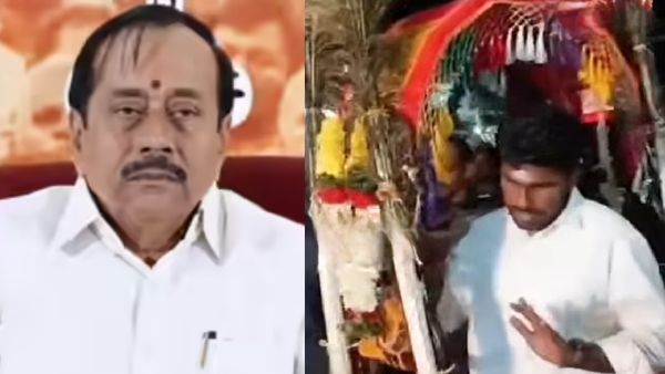 ஹெச்.ராஜா உடல் நலம் பெறணும்.. பழனி முருகன் கோயிலுக்கு காவடி எடுத்த அண்ணாமலை