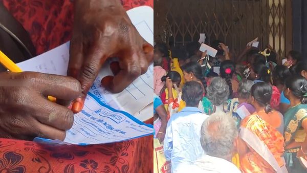 வங்கி கேட்டை இழுத்து மூடிய ஊழியர்கள்! ரூ.5000 உரிமை தொகையை எடுக்க ஒரே நேரத்தில் குவிந்த பெண்கள்