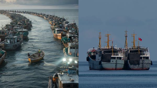 1400 படகுகளை.. மொத்தமாக அனுப்பி! கடலில் 200 மைலுக்கு செயற்கை சுவர் எழுப்பிய சீனா! மிரண்ட உலக நாடுகள்