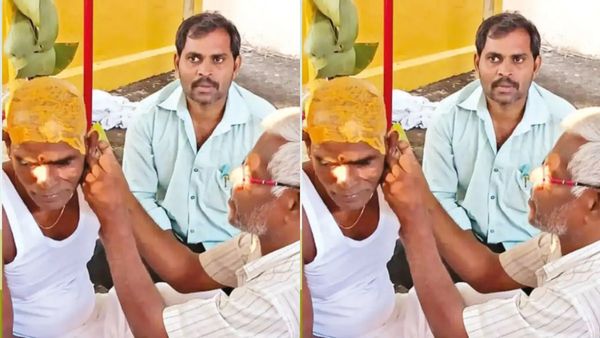 தேனியில் முருகேஸ்வரி வீட்டில் அதிசயம்: பேரன் பேத்தி எடுத்த 58 வயது தாத்தாவுக்கு நெகிழ்ச்சி சர்ப்ரைஸ்