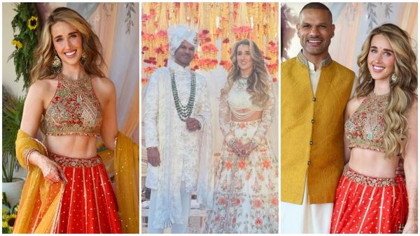 40 வயதில் நீண்ட நாள் காதலியை கரம்பிடித்த கிரிக்கெட் வீரர் ஷிகர் தவான்.. யார் இந்த சோபி ஷைன்?