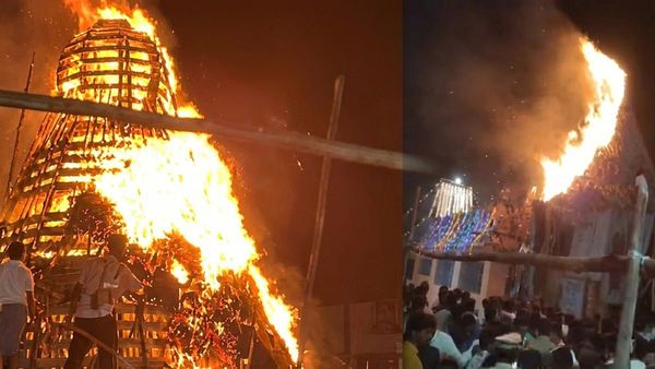 பிரசித்தி பெற்ற கோவில் தேரில் தீ.. மளமளவென பரவியதால் பதறிய பக்தர்கள்! புதுச்சேரியில் பரபரப்பு