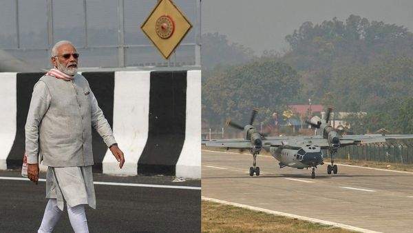 அசாமில் திறக்கப்பட்ட புதிய நெடுஞ்சாலை.. போர் விமானத்தில் வந்து இறங்கிய பிரதமர் மோடி!