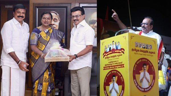 ஸ்டாலினுக்கு பக்கத்தில் அன்பில் மகேஷ்..150 கோடிக்கு கட்சியை விற்ற பிரேமலதா! விளாசிய நாஞ்சில் சம்பத்!
