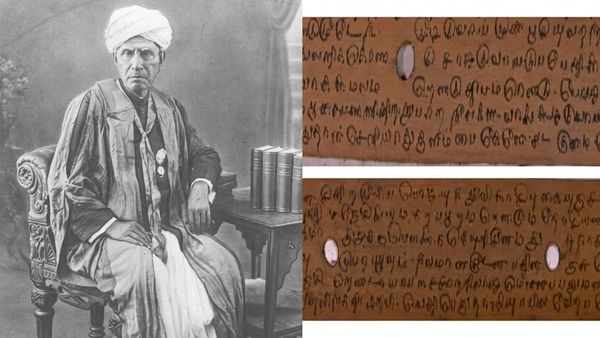 இன்று தமிழ்த் தாத்தாவின் பிறந்தநாள் ! அழியும் நிலை ஓலைச்சுவடிகளை புத்தகமாக்கியவர் உ.வே.சாமிநாத ஐயர்!