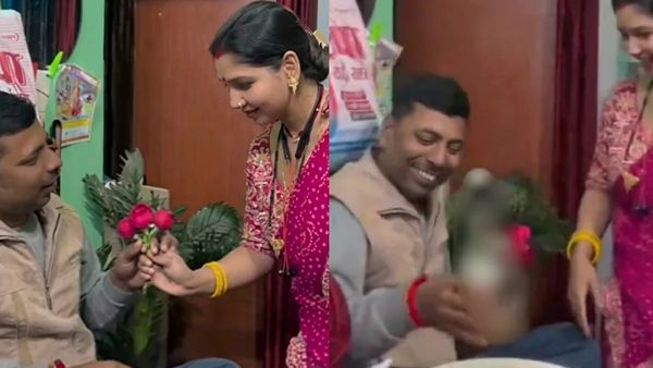 பியூட்டி பார்லரில் ஸ்டார் மனைவியின் ஜாலி வீடியோ.. ரோஜா பூவும், மது பாட்டிலும்.. ஜோடியா சிக்கிட்டாங்க