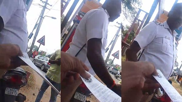 ஆன்லைன் பைன் செல்லாது.. எங்க மெஷின்ல கட்டு - ஆட்டோ ஓட்டுநரை அசிங்கப்படுத்திய காவலர்.. வைரல் வீடியோ